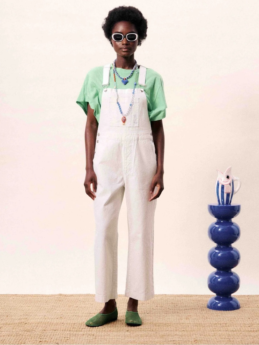 FRNCH 🇫🇷 - MERMADIA CREAM OVERALLS